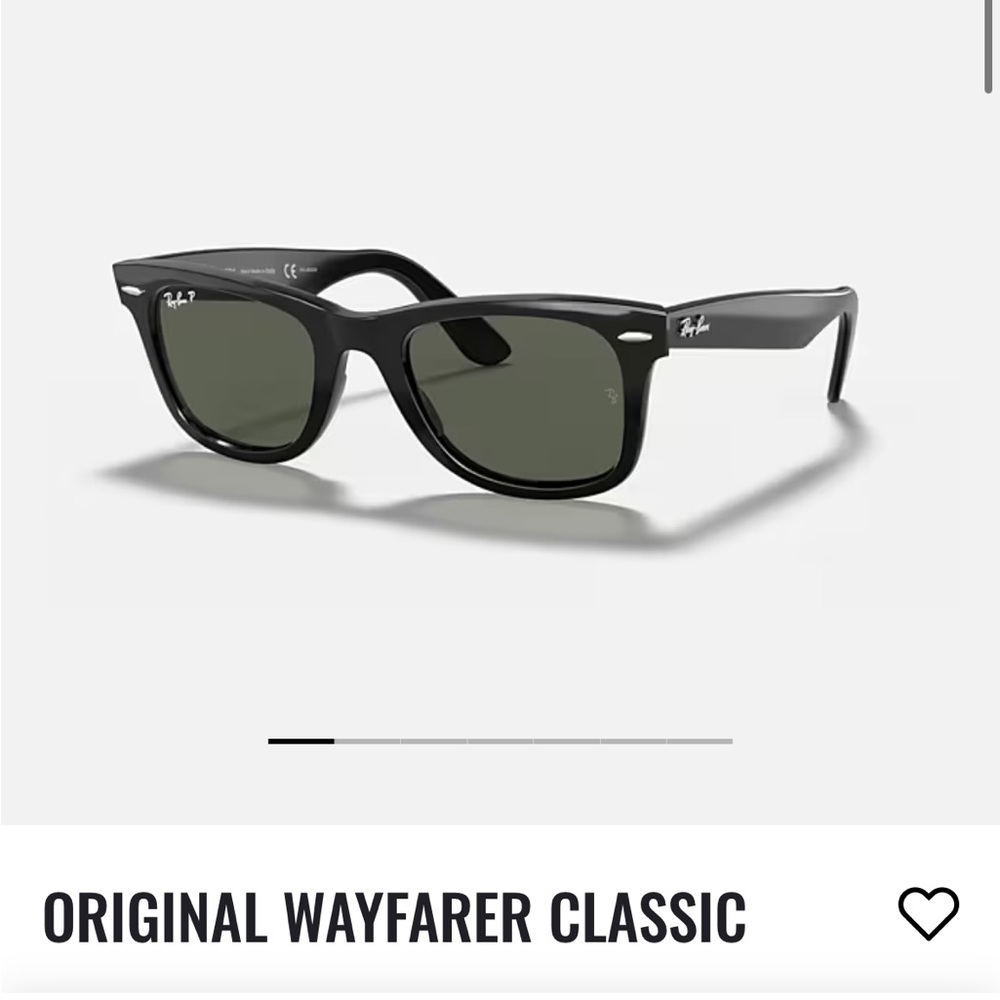 NIB Ray-Ban Wayfarer Classic Black Sunglasses